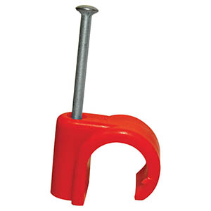 NIP10R Red Hot Nail In Pipe Clips - 10mm